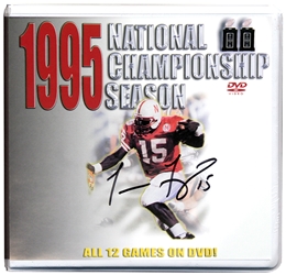 Tommie Frazier Signed 1995 Championship Season Box Set Husker football, Nebraska cornhuskers merchandise, husker merchandise, nebraska merchandise, nebraska cornhuskers dvd, husker dvd, nebraska football dvd, nebraska cornhuskers videos, husker videos, nebraska football videos, husker game dvd, husker bowl game dvd, husker dvd subscription, nebraska cornhusker dvd subscription, husker football season on dvd, nebraska cornhuskers dvd box sets, husker dvd box sets, Nebraska Cornhuskers, 1995 Championship Season DVD Box Set