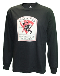 University Of Nebraska Bugeaters LS EZ Tee - Black Nebraska Cornhuskers, Nebraska  Mens, Huskers  Mens, Nebraska  Long Sleeve, Huskers  Long Sleeve, Nebraska  Mens T-Shirts, Huskers  Mens T-Shirts, Nebraska Black University Of Nebraska Bugeaters LS EZ Tee Shirt League, Huskers Black University Of Nebraska Bugeaters LS EZ Tee Shirt League