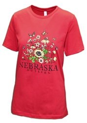 Womens Floral University Of Nebraska Josie Tee Nebraska Cornhuskers, Nebraska  Ladies, Huskers  Ladies, Nebraska  Short Sleeve, Huskers  Short Sleeve, Nebraska  Ladies Tops, Huskers  Ladies Tops, Nebraska  Ladies T-Shirts, Huskers  Ladies T-Shirts, Nebraska Womens Red Floral University Of Nebraska Josie SS Boyfriend Tee Summit , Huskers Womens Red Floral University Of Nebraska Josie SS Boyfriend Tee Summit 