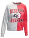 Womens Half N Half Nebraska Fleece Sweat - AS-G5461