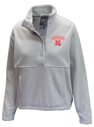 Womens Manhattan Mist Explorer Pocketed Popover Nebraska Cornhuskers, Nebraska  Ladies, Huskers  Ladies, Nebraska  Ladies, Huskers  Ladies, Nebraska  Ladies Outerwear, Huskers  Ladies Outerwear, Nebraska Womens Manhattan Mist Explorer Pocketed Popover Champion, Huskers Womens Manhattan Mist Explorer Pocketed Popover Champion