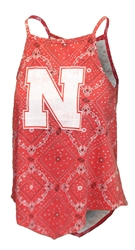 Womens Nebraska Bandana Top Nebraska Cornhuskers, Nebraska  Ladies T-Shirts, Huskers  Ladies T-Shirts, Nebraska  Ladies, Huskers  Ladies, Nebraska  Tank Tops, Huskers  Tank Tops, Nebraska  Ladies Tops, Huskers  Ladies Tops, Nebraska Womens Nebraska Red Bandana Tank Wrangler, Huskers Womens Nebraska Red Bandana Tank Wrangler