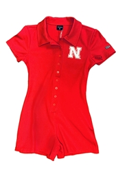 Womens Nebraska Gameday Romper Nebraska Cornhuskers, Nebraska  Ladies Shorts, Pants & Skirts, Huskers  Ladies Shorts, Pants & Skirts, Nebraska Shorts & Pants, Huskers Shorts & Pants, Nebraska Womens Red Nebraska Gameday Romper Hype And Vice, Huskers Womens Red Nebraska Gameday Romper Hype And Vice