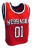 Womens Nebraska Huskers Cropped Basketball Jersey Top - AT-H4519