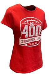 Womens Nebraska Memorial Stadium 400th Sellout Tee Nebraska Cornhuskers, Nebraska  Ladies, Huskers  Ladies, Nebraska  Short Sleeve, Huskers  Short Sleeve, Nebraska  Ladies T-Shirts, Huskers  Ladies T-Shirts, Nebraska Womens Red Nebraska 400th Sellout SS Tee, Huskers Womens Red Nebraska 400th Sellout SS Tee