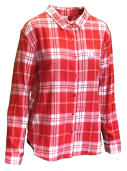 Womens Nebraska Plaid Boyfriend UG Button-Up Nebraska Cornhuskers, Nebraska  Ladies Tops, Huskers  Ladies Tops, Nebraska Womens Nebraska Plaid Boyfriend UG Button-Up, Huskers Womens Nebraska Plaid Boyfriend UG Button-Up