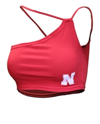 Womens Nebraska Strappy One Shoulder Top Nebraska Cornhuskers, Nebraska  Ladies Tops, Huskers  Ladies Tops, Nebraska  Ladies T-Shirts, Huskers  Ladies T-Shirts, Nebraska  Ladies, Huskers  Ladies, Nebraska  Tank Tops, Huskers  Tank Tops, Nebraska Womens Red Nebraska Strappy One Shoulder Top Zoozatz, Huskers Womens Red Nebraska Strappy One Shoulder Top Zoozatz