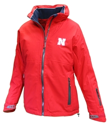 Womens Weather Tec Cutter N Buck Winter Coat Nebraska Cornhuskers, Nebraska  Ladies, Huskers  Ladies, Nebraska  Ladies Outerwear, Huskers  Ladies Outerwear, Nebraska Womens Red Alpental Weather Tec Full Zip Winter Coat Cutter & Buck, Huskers Womens Red Alpental Weather Tec Full Zip Winter Coat Cutter & Buck