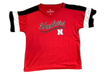 Youth Girls Nebraska Diamonds Tee Nebraska Cornhuskers, Nebraska  Youth, Huskers  Youth, Nebraska  Kids, Huskers  Kids, Nebraska  Short Sleeve, Huskers  Short Sleeve, Nebraska Youth Girls Red Nebraska The Diamond SS Tee Colosseum, Huskers Youth Girls Red Nebraska The Diamond SS Tee Colosseum