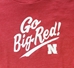 Youth Girls Nebraska Go Big Red Hustle Tee - YT-F2068