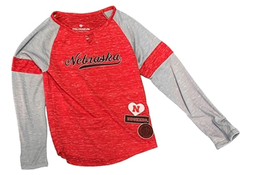 Youth Girls Nebraska Huskers Patches LS Tee Nebraska Cornhuskers, Nebraska  Youth, Huskers  Youth, Nebraska  Kids, Huskers  Kids, Nebraska  Crew, Huskers  Crew, Nebraska Youth Girls Red Nebraska Huskers Patches LS Tee Colosseum, Huskers Youth Girls Red Nebraska Huskers Patches LS Tee Colosseum