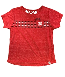 Youth Girls Nebraska Star Court Tee Nebraska Cornhuskers, Nebraska  Youth, Huskers  Youth, Nebraska  Kids, Huskers  Kids, Nebraska  Short Sleeve, Huskers  Short Sleeve, Nebraska Youth Girls Red Nebraska Star Court SS Tee Colosseum, Huskers Youth Girls Red Nebraska Star Court SS Tee Colosseum