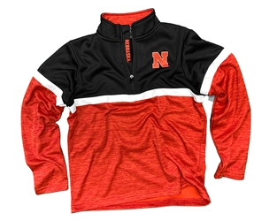 Youth Nebraska Blitz Quarter Zip Jacket Nebraska Cornhuskers, Nebraska  Youth, Huskers  Youth, Nebraska  Kids, Huskers  Kids, Nebraska Youth Red And Black Nebraska Meekus 1/4 Zip Fleece Jacket Colosseum, Huskers Youth Red And Black Nebraska Meekus 1/4 Zip Fleece Jacket Colosseum