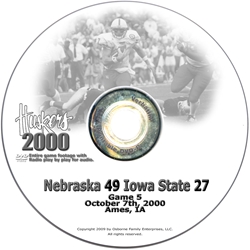 2000 Nebraska Vs Iowa St Husker football, Nebraska cornhuskers merchandise, husker merchandise, nebraska merchandise, nebraska cornhuskers dvd, husker dvd, nebraska football dvd, nebraska cornhuskers videos, husker videos, nebraska football videos, husker game dvd, husker bowl game dvd, husker dvd subscription, nebraska cornhusker dvd subscription, husker football season on dvd, nebraska cornhuskers dvd box sets, husker dvd box sets, Nebraska Cornhuskers, 2000 Iowa State