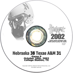 2002 Nu Vs. Texas A&M Dvd Husker football, Nebraska cornhuskers merchandise, husker merchandise, nebraska merchandise, nebraska cornhuskers dvd, husker dvd, nebraska football dvd, nebraska cornhuskers videos, husker videos, nebraska football videos, husker game dvd, husker bowl game dvd, husker dvd subscription, nebraska cornhusker dvd subscription, husker football season on dvd, nebraska cornhuskers dvd box sets, husker dvd box sets, Nebraska Cornhuskers, 2002 Texas A&M