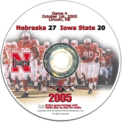 2005 Dvd Iowa State Husker football, Nebraska cornhuskers merchandise, husker merchandise, nebraska merchandise, nebraska cornhuskers dvd, husker dvd, nebraska football dvd, nebraska cornhuskers videos, husker videos, nebraska football videos, husker game dvd, husker bowl game dvd, husker dvd subscription, nebraska cornhusker dvd subscription, husker football season on dvd, nebraska cornhuskers dvd box sets, husker dvd box sets, Nebraska Cornhuskers, 2005 Iowa State