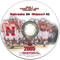 2005 Dvd Missouri Husker football, Nebraska cornhuskers merchandise, husker merchandise, nebraska merchandise, nebraska cornhuskers dvd, husker dvd, nebraska football dvd, nebraska cornhuskers videos, husker videos, nebraska football videos, husker game dvd, husker bowl game dvd, husker dvd subscription, nebraska cornhusker dvd subscription, husker football season on dvd, nebraska cornhuskers dvd box sets, husker dvd box sets, Nebraska Cornhuskers, 2005 Missouri