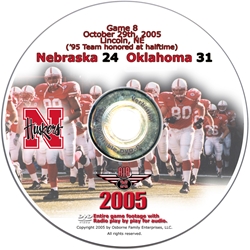 2005 Dvd Oklahoma Husker football, Nebraska cornhuskers merchandise, husker merchandise, nebraska merchandise, nebraska cornhuskers dvd, husker dvd, nebraska football dvd, nebraska cornhuskers videos, husker videos, nebraska football videos, husker game dvd, husker bowl game dvd, husker dvd subscription, nebraska cornhusker dvd subscription, husker football season on dvd, nebraska cornhuskers dvd box sets, husker dvd box sets, Nebraska Cornhuskers, 2005 Oklahoma