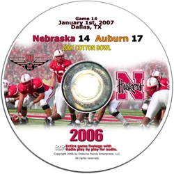 2006 Cotton Bowl Vs. Auburn Husker football, Nebraska cornhuskers merchandise, husker merchandise, nebraska merchandise, nebraska cornhuskers dvd, husker dvd, nebraska football dvd, nebraska cornhuskers videos, husker videos, nebraska football videos, husker game dvd, husker bowl game dvd, husker dvd subscription, nebraska cornhusker dvd subscription, husker football season on dvd, nebraska cornhuskers dvd box sets, husker dvd box sets, Nebraska Cornhuskers, 2007 Cotton Bowl vs. Auburn