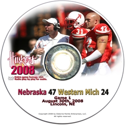 2008 Dvd Western Michigan Husker football, Nebraska cornhuskers merchandise, husker merchandise, nebraska merchandise, nebraska cornhuskers dvd, husker dvd, nebraska football dvd, nebraska cornhuskers videos, husker videos, nebraska football videos, husker game dvd, husker bowl game dvd, husker dvd subscription, nebraska cornhusker dvd subscription, husker football season on dvd, nebraska cornhuskers dvd box sets, husker dvd box sets, Nebraska Cornhuskers, 2008 Western Michigan