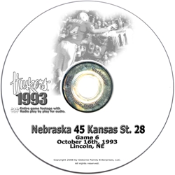 1993 Kansas State Husker football, Nebraska cornhuskers merchandise, husker merchandise, nebraska merchandise, nebraska cornhuskers dvd, husker dvd, nebraska football dvd, nebraska cornhuskers videos, husker videos, nebraska football videos, husker game dvd, husker bowl game dvd, husker dvd subscription, nebraska cornhusker dvd subscription, husker football season on dvd, nebraska cornhuskers dvd box sets, husker dvd box sets, Nebraska Cornhuskers, 1993 Kansas State