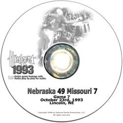 1993 Missouri Husker football, Nebraska cornhuskers merchandise, husker merchandise, nebraska merchandise, nebraska cornhuskers dvd, husker dvd, nebraska football dvd, nebraska cornhuskers videos, husker videos, nebraska football videos, husker game dvd, husker bowl game dvd, husker dvd subscription, nebraska cornhusker dvd subscription, husker football season on dvd, nebraska cornhuskers dvd box sets, husker dvd box sets, Nebraska Cornhuskers, 1993 Missouri