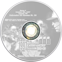 1997 Kansas State Husker football, Nebraska cornhuskers merchandise, husker merchandise, nebraska merchandise, nebraska cornhuskers dvd, husker dvd, nebraska football dvd, nebraska cornhuskers videos, husker videos, nebraska football videos, husker game dvd, husker bowl game dvd, husker dvd subscription, nebraska cornhusker dvd subscription, husker football season on dvd, nebraska cornhuskers dvd box sets, husker dvd box sets, Nebraska Cornhuskers, 1997 Kansas State