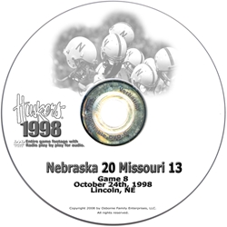 1998 Missouri Husker football, Nebraska cornhuskers merchandise, husker merchandise, nebraska merchandise, nebraska cornhuskers dvd, husker dvd, nebraska football dvd, nebraska cornhuskers videos, husker videos, nebraska football videos, husker game dvd, husker bowl game dvd, husker dvd subscription, nebraska cornhusker dvd subscription, husker football season on dvd, nebraska cornhuskers dvd box sets, husker dvd box sets, Nebraska Cornhuskers, 1998 Missouri