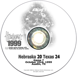 1999 Texas Husker football, Nebraska cornhuskers merchandise, husker merchandise, nebraska merchandise, nebraska cornhuskers dvd, husker dvd, nebraska football dvd, nebraska cornhuskers videos, husker videos, nebraska football videos, husker game dvd, husker bowl game dvd, husker dvd subscription, nebraska cornhusker dvd subscription, husker football season on dvd, nebraska cornhuskers dvd box sets, husker dvd box sets, Nebraska Cornhuskers, 1999 Texas