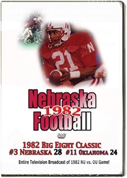 1982 OU Game On Dvd Tv Broadcast Husker football, Nebraska cornhuskers merchandise, husker merchandise, nebraska merchandise, nebraska cornhuskers dvd, husker dvd, nebraska football dvd, nebraska cornhuskers videos, husker videos, nebraska football videos, husker game dvd, husker bowl game dvd, husker dvd subscription, nebraska cornhusker dvd subscription, husker football season on dvd, nebraska cornhuskers dvd box sets, husker dvd box sets, Nebraska Cornhuskers, 1982 Oklahoma game, TV Broadcast