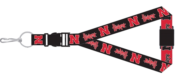 REVERSIBLE RED/BLACK LANYARD Nebraska Cornhuskers, husker football, nebraska cornhuskers merchandise, nebraska merchandise, husker merchandise, nebraska cornhuskers apparel, husker apparel, nebraska apparel, husker womens apparel, nebraska cornhuskers womens apparel, nebraska womens apparel, husker womens merchandise, nebraska cornhuskers womens merchandise, womens nebraska accessories, womens husker accessories, womens nebraska cornhusker accessories,Reversible Red and Black Lanyard