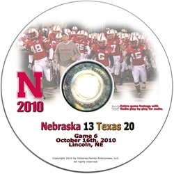 2010 Texas on DVD Husker football, Nebraska cornhuskers merchandise, husker merchandise, nebraska merchandise, nebraska cornhuskers dvd, husker dvd, nebraska football dvd, nebraska cornhuskers videos, husker videos, nebraska football videos, husker game dvd, husker bowl game dvd, husker dvd subscription, nebraska cornhusker dvd subscription, husker football season on dvd, nebraska cornhuskers dvd box sets, husker dvd box sets, Nebraska Cornhuskers, 2010 Texas