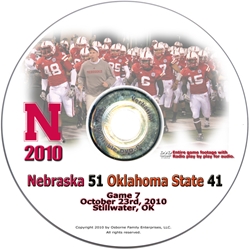 2010 Oklahoma State on DVD Husker football, Nebraska cornhuskers merchandise, husker merchandise, nebraska merchandise, nebraska cornhuskers dvd, husker dvd, nebraska football dvd, nebraska cornhuskers videos, husker videos, nebraska football videos, husker game dvd, husker bowl game dvd, husker dvd subscription, nebraska cornhusker dvd subscription, husker football season on dvd, nebraska cornhuskers dvd box sets, husker dvd box sets, Nebraska Cornhuskers, 2010 Oklahoma State