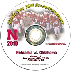 2010 Big XII Championship vs. Oklahoma! Husker football, Nebraska cornhuskers merchandise, husker merchandise, nebraska merchandise, nebraska cornhuskers dvd, husker dvd, nebraska football dvd, nebraska cornhuskers videos, husker videos, nebraska football videos, husker game dvd, husker bowl game dvd, husker dvd subscription, nebraska cornhusker dvd subscription, husker football season on dvd, nebraska cornhuskers dvd box sets, husker dvd box sets, Nebraska Cornhuskers, 2010 Big XII Championship vs. Oklahoma