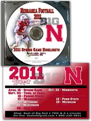 2011 Spring Game Highlights Husker football, Nebraska cornhuskers merchandise, husker merchandise, nebraska merchandise, nebraska cornhuskers dvd, husker dvd, nebraska football dvd, nebraska cornhuskers videos, husker videos, nebraska football videos, husker game dvd, husker bowl game dvd, husker dvd subscription, nebraska cornhusker dvd subscription, husker football season on dvd, nebraska cornhuskers dvd box sets, husker dvd box sets, Nebraska Cornhuskers, 2011 Spring Game Highlights & Schedule Magnet!