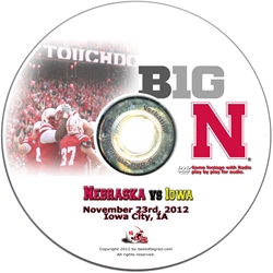 2012 Iowa Husker football, Nebraska cornhuskers merchandise, husker merchandise, nebraska merchandise, nebraska cornhuskers dvd, husker dvd, nebraska football dvd, nebraska cornhuskers videos, husker videos, nebraska football videos, husker game dvd, husker bowl game dvd, husker dvd subscription, nebraska cornhusker dvd subscription, husker football season on dvd, nebraska cornhuskers dvd box sets, husker dvd box sets, Nebraska Cornhuskers, 2012 Iowa