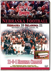 1970 OU GAME ON DVD Husker football, Nebraska cornhuskers merchandise, husker merchandise, nebraska merchandise, nebraska cornhuskers dvd, husker dvd, nebraska football dvd, nebraska cornhuskers videos, husker videos, nebraska football videos, husker game dvd, husker bowl game dvd, husker dvd subscription, nebraska cornhusker dvd subscription, husker football season on dvd, nebraska cornhuskers dvd box sets, husker dvd box sets, Nebraska Cornhuskers, 1970 Oklahoma