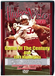 1971 Game of Century with Bremser DVD Husker football, Nebraska cornhuskers merchandise, husker merchandise, nebraska merchandise, nebraska cornhuskers dvd, husker dvd, nebraska football dvd, nebraska cornhuskers videos, husker videos, nebraska football videos, husker game dvd, husker bowl game dvd, husker dvd subscription, nebraska cornhusker dvd subscription, husker football season on dvd, nebraska cornhuskers dvd box sets, husker dvd box sets, Nebraska Cornhuskers, Game of Century with Bremser