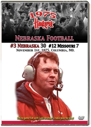 1975 Missouri Husker football, Nebraska cornhuskers merchandise, husker merchandise, nebraska merchandise, nebraska cornhuskers dvd, husker dvd, nebraska football dvd, nebraska cornhuskers videos, husker videos, nebraska football videos, husker game dvd, husker bowl game dvd, husker dvd subscription, nebraska cornhusker dvd subscription, husker football season on dvd, nebraska cornhuskers dvd box sets, husker dvd box sets, Nebraska Cornhuskers, 1975 Missouri