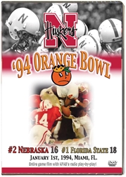 1994 Orange Bowl Vs Florida St Husker football, Nebraska cornhuskers merchandise, husker merchandise, nebraska merchandise, nebraska cornhuskers dvd, husker dvd, nebraska football dvd, nebraska cornhuskers videos, husker videos, nebraska football videos, husker game dvd, husker bowl game dvd, husker dvd subscription, nebraska cornhusker dvd subscription, husker football season on dvd, nebraska cornhuskers dvd box sets, husker dvd box sets, Nebraska Cornhuskers, 1994 Orange Bowl vs. Florida State