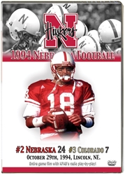 1994 Colorado Husker football, Nebraska cornhuskers merchandise, husker merchandise, nebraska merchandise, nebraska cornhuskers dvd, husker dvd, nebraska football dvd, nebraska cornhuskers videos, husker videos, nebraska football videos, husker game dvd, husker bowl game dvd, husker dvd subscription, nebraska cornhusker dvd subscription, husker football season on dvd, nebraska cornhuskers dvd box sets, husker dvd box sets, Nebraska Cornhuskers, 1994 Colorado