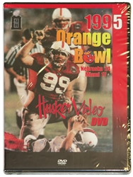 1995 Orange Bowl vs. Miami Husker football, Nebraska cornhuskers merchandise, husker merchandise, nebraska merchandise, nebraska cornhuskers dvd, husker dvd, nebraska football dvd, nebraska cornhuskers videos, husker videos, nebraska football videos, husker game dvd, husker bowl game dvd, husker dvd subscription, nebraska cornhusker dvd subscription, husker football season on dvd, nebraska cornhuskers dvd box sets, husker dvd box sets, Nebraska Cornhuskers, 1995 Orange Bowl dvd