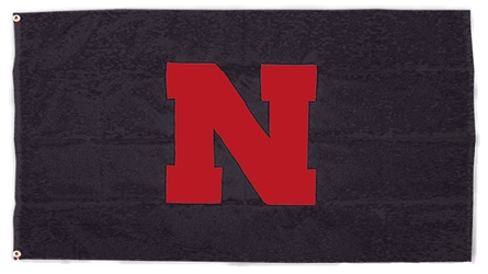 Black Flag Husker Iron N Nebraska Cornhuskers, Nebraska  Flags & Windsocks, Huskers  Flags & Windsocks, Nebraska  Flags & Windsocks, Huskers  Flags & Windsocks, Nebraska Black Flag With Red Iron N, Huskers Black Flag With Red Iron N