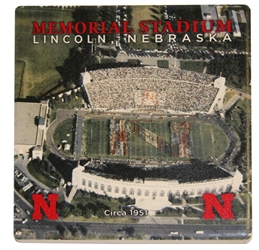 1951 Memorial Stadium Coaster Nebraska Cornhuskers, Nebraska Collectibles, Huskers Collectibles, Nebraska Home & Office, Huskers Home & Office, Nebraska  Game Room & Big Red Room, Huskers  Game Room & Big Red Room, Nebraska  Kitchen & Glassware, Huskers  Kitchen & Glassware, Nebraska  Office Den & Entry, Huskers  Office Den & Entry, Nebraska  Patio, Lawn & Garden, Huskers  Patio, Lawn & Garden, Nebraska 1951 Memorial Stadium Coaster, Huskers 1951 Memorial Stadium Coaster