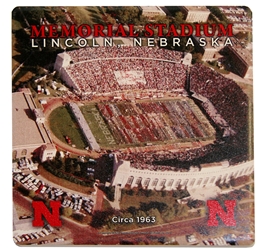 1963 Memorial Stadium Coaster Nebraska Cornhuskers, Nebraska Collectibles, Huskers Collectibles, Nebraska Home & Office, Huskers Home & Office, Nebraska  Game Room & Big Red Room, Huskers  Game Room & Big Red Room, Nebraska  Kitchen & Glassware, Huskers  Kitchen & Glassware, Nebraska  Office Den & Entry, Huskers  Office Den & Entry, Nebraska  Patio, Lawn & Garden, Huskers  Patio, Lawn & Garden, Nebraska 1963 Memorial Stadium Coaster, Huskers 1963 Memorial Stadium Coaster