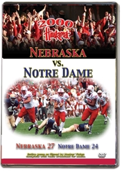 2000 Notre Dame Game Husker football, Nebraska cornhuskers merchandise, husker merchandise, nebraska merchandise, nebraska cornhuskers dvd, husker dvd, nebraska football dvd, nebraska cornhuskers videos, husker videos, nebraska football videos, husker game dvd, husker bowl game dvd, husker dvd subscription, nebraska cornhusker dvd subscription, husker football season on dvd, nebraska cornhuskers dvd box sets, husker dvd box sets, Nebraska Cornhuskers, 2000 Notre Dame Game